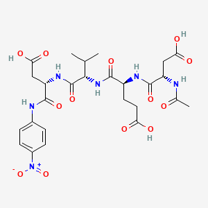 (4S,7S,10S,13S)-7-(2-carboxyethyl)-4-(carboxymethyl)-10-isopropyl-13-(4-nitrophenylcarbamoyl)-2,5,8,11-tetraoxo-3,6,9,12-tetraazapentadecan-15-oic acid