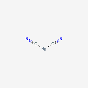 Mercuric potassium cyanide, C4HgN4.2K