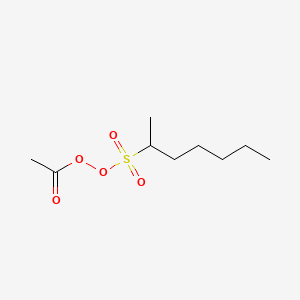 Acetyl Sec Heptylsulphonyl Peroxide C9h18o5s Pubchem
