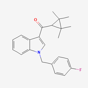 (1-(4-Fluorobenzyl)-1H-indol-3-yl)(2,2,3,3-tetramethylcyclopropyl)methanone image