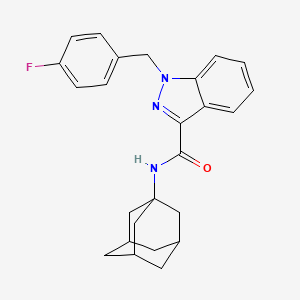 N-(Adamantan-1-yl)-1-(4-fluorobenzyl)-1H-indazole-3-carboxamide image