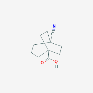 5-Cyanobicyclo[3.2.2]nonane-1-carboxylic acid