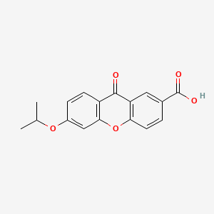 9H-Xanthene-2-carboxylic acid, 6-(1-methylethoxy)-9-oxo-