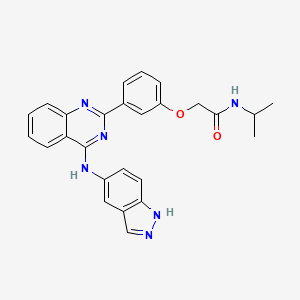 2-(3-(4-((1H-Indazol-5-yl)amino)quinazolin-2-yl)phenoxy)-N-isopropylacetamide.png