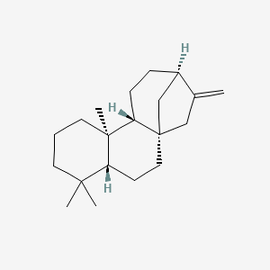 (5beta,8alpha,9beta,10alpha,13alpha)-kaur-16-ene

(4aR,6aS,9R,11aR,11bR)-4,4,11b-trimethyl-8-methylenetetradecahydro-6a,9-methanocyclohepta[a]naphthalene