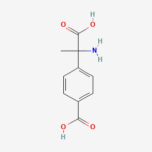 Benzeneacetic acid, α-amino-4-carboxy-α-methyl-