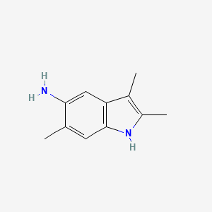 2,3,6-Trimethyl-1H-indol-5-amine