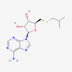 Adenosine, 5'-S-(2-methylpropyl)-5'-thio-