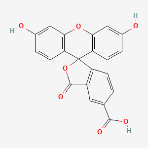 3',6'-dihydroxy-3-oxo-3H-spiro[isobenzofuran-1,9'-xanthene]-5-carboxylic acid