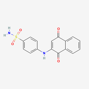 4-[(1,4-Dioxonaphthalen-2-yl)amino]benzenesulfonamide