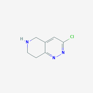 3-Chloro-5,6,7,8-tetrahydropyrido[4,3-C]pyridazine