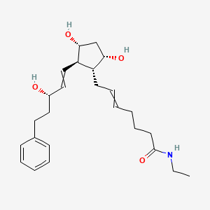 (Z)-7-((1R,2R,3S,5S)-3,5-dihydroxy-2-((E)-3-hydroxy-5-phenylpent-1-enyl)cyclopentyl)-N-ethylhept-5-enamide