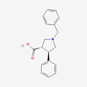 trans-1-Benzyl-4-phenylpyrrolidine-3-carboxylic acid