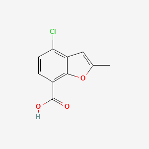 4-Chloro-2-methyl-1-benzofuran-7-carboxylic acid | C10H7ClO3 | CID ...