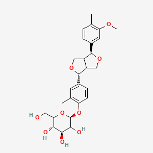 (3S,4S,6S)-2-(hydroxymethyl)-6-[4-[(3R,6S)-6-(3-methoxy-4-methylphenyl ...