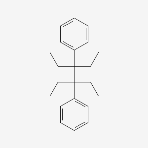 (3,4-Diethylhexane-3,4-diyl)dibenzene