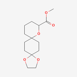 1,4,9-Trioxa-dispiro[4.2.5.2]pentadecane-10-carboxylic acid methyl ...