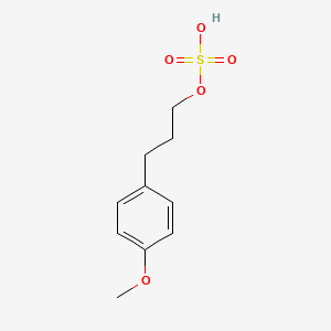 3-(4-Methoxyphenyl)propyl hydrogen sulate | C10H14O5S | CID 131839250 ...