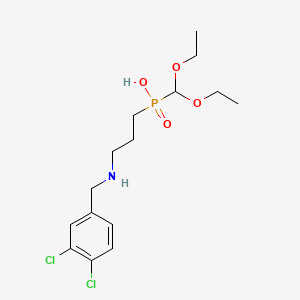 3-[[(3,4-Dichlorophenyl)methyl]amino]propyl] diethoxymethyl)phosphinic acid