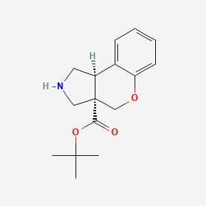 Tert-butyl (3aS,9bS)-2,3,4,9b-tetrahydro-1H-chromeno[3,4-c]pyrrole-3a ...