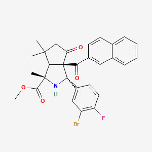 methyl (1S,3S,6aR)-1-(3-bromo-4-fluorophenyl)-3,4,4-trimethyl-6a ...