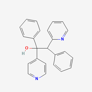 1,2-Diphenyl-1-(4-pyridyl)-2-(2-pyridyl)ethanol | C24H20N2O - PubChem