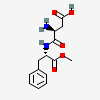 Sucralose Structure Molecular Model built with Indigo Instrument  () Atoms & Bonds.
