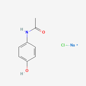 Structure of 4 hydroxyacetanilide