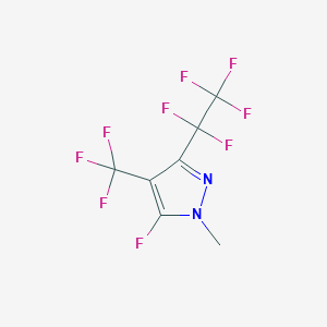 5-Fluoro-1-methyl-3-pentafluoroethyl-4-trifluoromethyl-1H-pyrazole