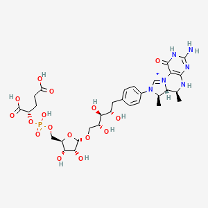 5,10-(Methanylylidene)tetrahydromethanopterin | C31H44N6O16P+ - PubChem