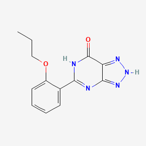 3,6-dihydro-5-(2-propoxyphenyl)-7H-1,2,3-triazolo[4,5-d]pyrimidin-7-one