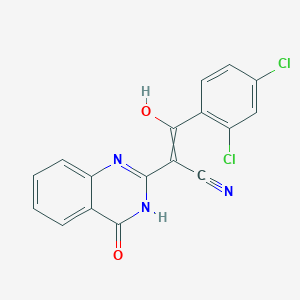 2,4-Dichloro-α-(3,4-4-oxo-2(1H)-quinazolinylidene)-β-oxobenzenepropanenitrile