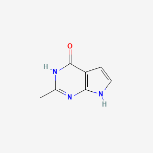 2-Methyl-1H-pyrrolo[2,3-d]pyrimidin-4(7H)-one