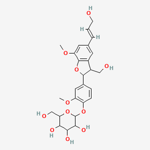 Dehydrodiconiferyl alcohol 4-O-beta-glucopyranoside(SH) | C26H32O11 ...