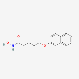 N-Hydroxy-5-(naphthalen-2-yloxy)pentanaMide