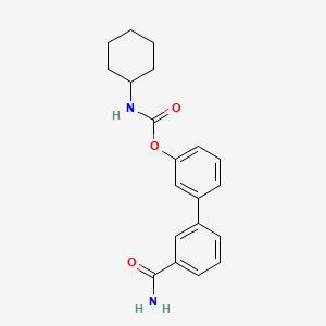 Carbamicacid,N-cyclohexyl-,3'-(aminocarbonyl)[1,1'-biphenyl]-3-ylester