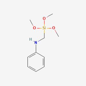 N-((Trimethoxysilyl)methyl)aniline