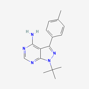 1-(tert-butyl)-3-(p-tolyl)-1H-pyrazolo[3,4-d]pyrimidin-4-amine