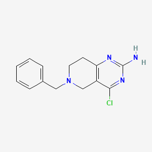 6-Benzyl-4-chloro-5,6,7,8-tetrahydropyrido[4,3-d]pyrimidin-2-amine