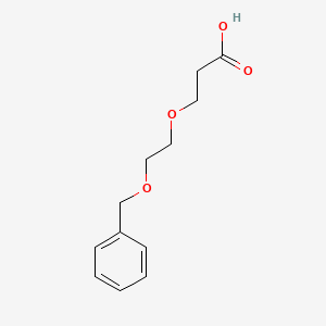 3-[2-(Benzyloxy)ethoxy]propanoic acid | C12H16O4 | CID 14462371 - PubChem