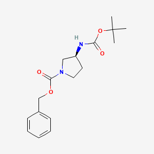 S-1-Cbz-3-Boc-aminopyrrolidine