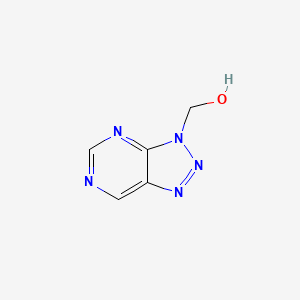 3-(Hydroxymethyl)triazolopyrimidine | C5H5N5O | CID 145707118 - PubChem