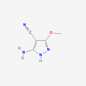 3-Amino-5-methoxy-1h-pyrazole-4-carbonitrile