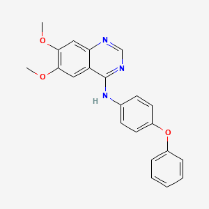 6,7-dimethoxy-N-(4-phenoxyphenyl)-4-quinazolinamine