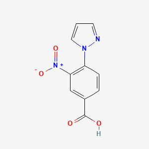 3-Nitro-4-(1H-pyrazol-1-YL)benzoic acid