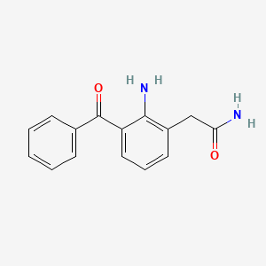 	2-(2-amino-3-benzoylphenyl)acetamide