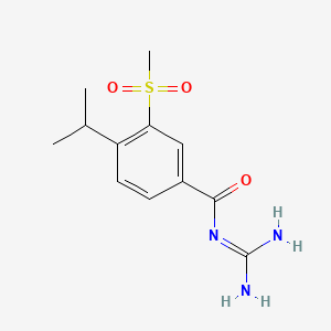 	N-(Diaminomethylene)-4-isopropyl-3-(methylsulfonyl)benzamide