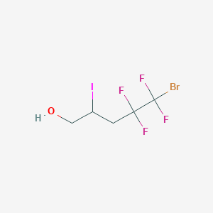 5-Bromo-2-iodo-4,4,5,5-tetrafluoropentan-1-ol