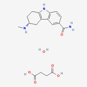 (R)-3-(methylamino)-2,3,4,9-tetrahydro-1H-carbazole-6-carboxamide succinate