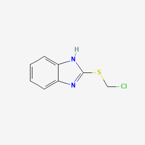 2-((chloromethyl)thio)-1H-benzo[d]imidazole | C8H7ClN2S | CID 15372176 ...